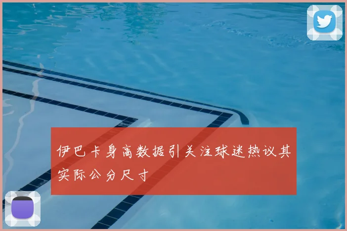 伊巴卡身高数据引关注球迷热议其实际公分尺寸